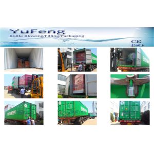 4 In 1 Plastic Bottle Liquid Filler Machine PLC Control With Touch Screen