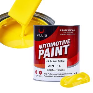 2K Automotive Paint Lemon Yellow for Automotive Repair with 1L 4L 20L 200L Sizes