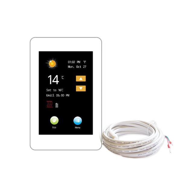 Quality Intelligent WIFI Touch Screen Thermostat Programmable For Home , PC Housing Material wholesale