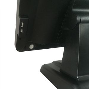 17 Inch Pos Restaurant Cash Register , Touch Screen Pos System With 8 Digital