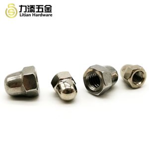 Din 1587 Flanged Acorn Nut M16 M6 Polished Galvanized Passivated