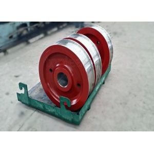 Customized single double flange casting wear-resisting train wheel