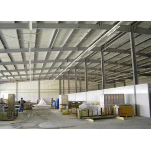 China C80 Purlin Q235 Portal 0.5mm Wall Prefab Warehouse Building on sale