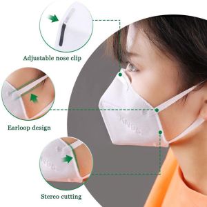 Breathable Kn95 Face Mask Disposable Hospital Masks Anti Pollution For