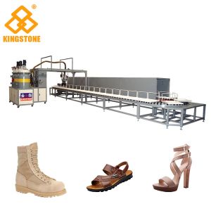 Mono / Two Color Polyurethane PU Pouring Machine For Shoe Soles / Full Automatic