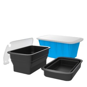 Sustainable Collapsible Ice Cube Tray Extra Large Reusable Silicone Ice Block