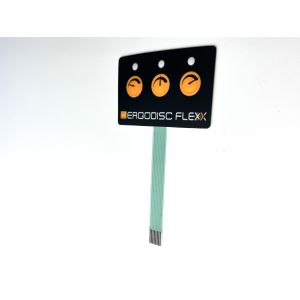 Customize Design Backlight Embossing Membrane Switch RGB With Perimeter Emboss