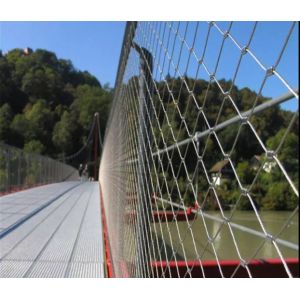 304 316 Stainless Steel Rope Mesh for Bridge Railings