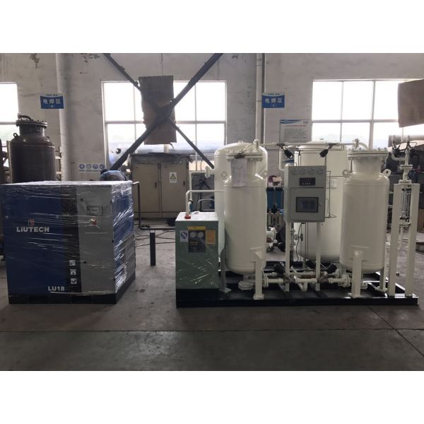 Pressure Swing Adsorption Nitrogen Complete System For Snack , Chips Packing