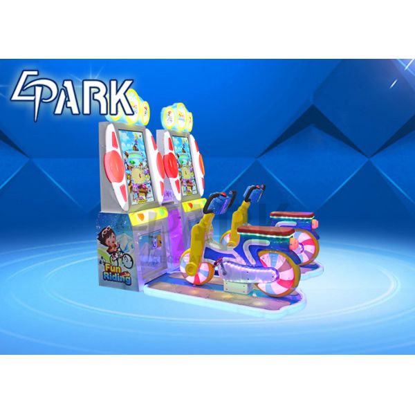 Indoor Speed Kids Bicycle Amusement Kiddie Ride Indoor Arcade Video Kids Game