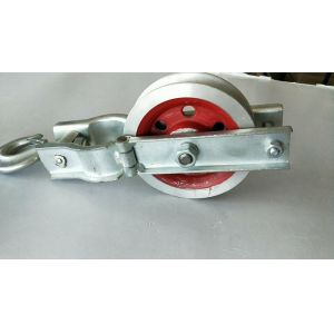 1T SHD Model Aluminum Sheave Hook Style Transmission Line Stringing Block