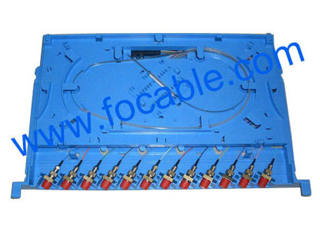 Quality FC Pigtail and Adapter optical fiber patch panel / Fiber Optic Splicing Module wholesale