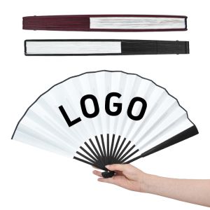 Diy Custom Blank 8 Inch And 10 Inch Silk Sublimation Hand Fans For Heat Press