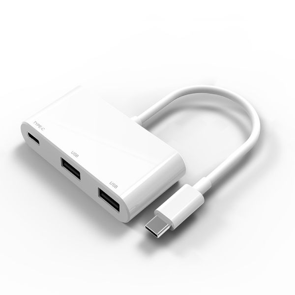 Quality White Type C To USB 3.0 Hub for MacBook Pro iPad Samsung Laptop Docking wholesale