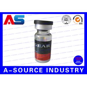 Peptide Vial Labels Of 10ml Glass Vials , Custom Peptide Sticker Printing