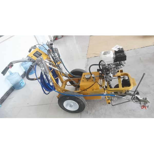 Quality Cold Paint Single Gun Pavement Striping Machine Airless Spraying Road Marking Equipment wholesale