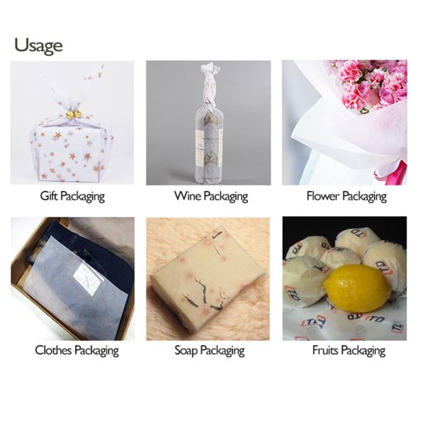 15g 28g Multicolor Wrapping Paper OEM Printed Box Lining Paper