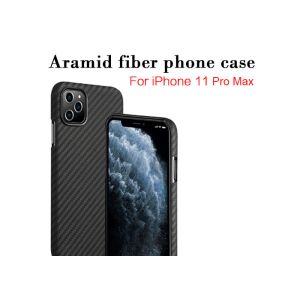 China 0.65mm Thick Lightness Aramid Fiber Phone Case For iPhone 11 Pro Max on sale