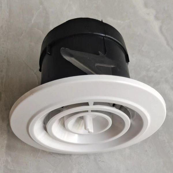 Secure Snap On Modern Plastic Round Ceiling Vent Covers Prevent Insect / Debris