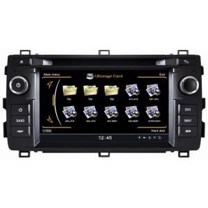 Ouchuangbo S100 dvd radio sat nav Toyota Auris 2013 with A2DP 3D 1080P video