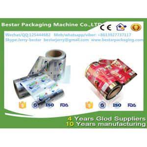 White flexible printing ice cream popsicle packaging roll film with bestar