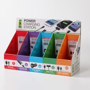 OEM PDQ Corrugated Eye Shadow Paper Cosmetic shippers Cardboard Display Stand