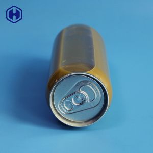 Cold Coffee Fill 16 OZ Plastic Soda Cans With Screen Printing