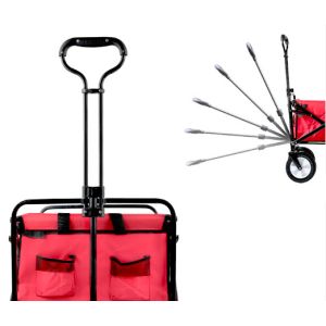 China Retractable Handle Stall Folding Car For Outdoor Camping on sale