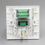 VGA Audio Network Port Modular Faceplate Wall Plate Outlet Terminal Block Socket