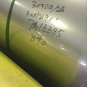 Cold Rolled 2B Surface Austenite Steel Sheet Coil 304 1100mm Width