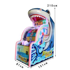 Hot shark redemption machine arcade redemption game coin operated game for game