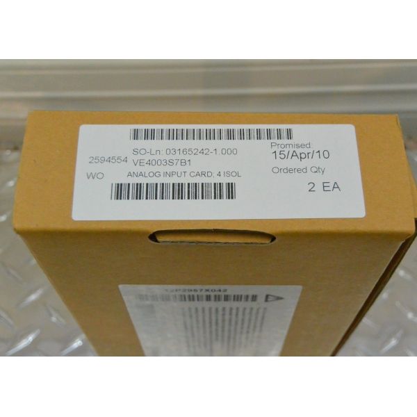 Quality EMERSON VE4003S7B1 Isolated Input Terminal Block Easy Operational Process Control wholesale