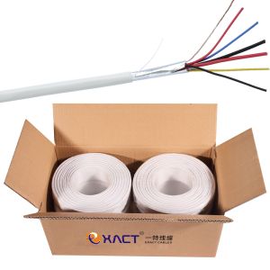 7*0.2mm Drain Wire Unshielded Stranded TCCAM Alarm Cable PVC Insulation and