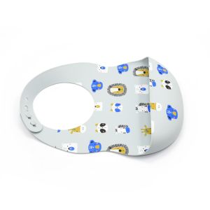 China Soft Waterproof Easy Clean OEM ODM Funny Silicone Bibs For Toddlers on sale