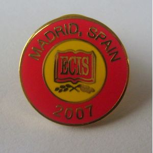Imitation Cloisonne / Imitation Hard Enamel red 1.4mm - 3.0mm lapel pin badge