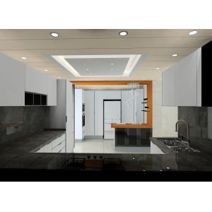 Pantry Organizer Mdf Modern Modular Kitchen Cabinets Basket Space Style Sets