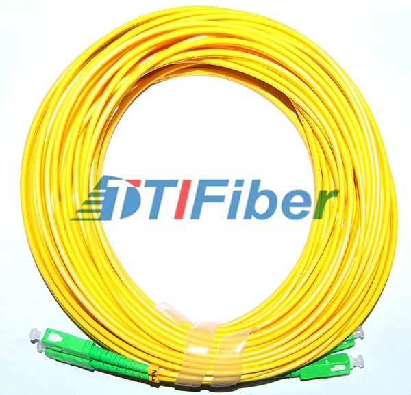 Quality 10M FTTH Fiber Patch Cord With SC / APC Singlemode Mutimode Simplex Duplex wholesale