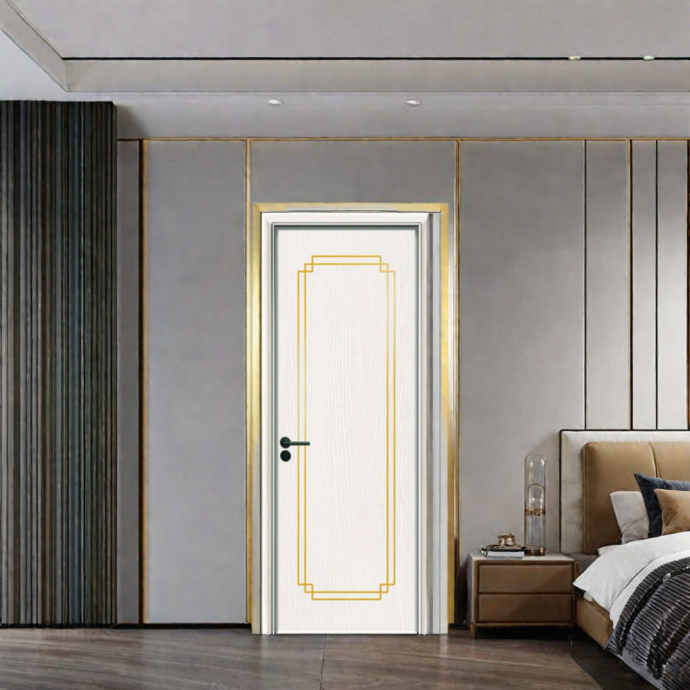 WPC Hollow Door Advanced Heat Insulation Properties Energy Solution for Bedrooms