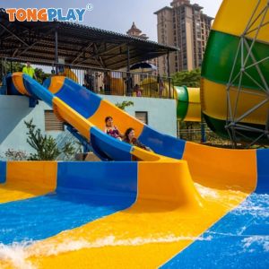 100sqm 200sqm Fiber Glass Pool Slide U Shaped Slalom Water Slide