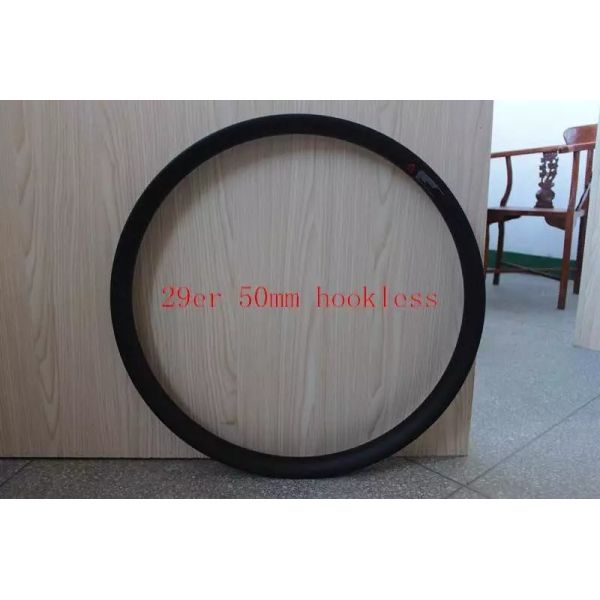 Quality Widest 29ER Hookless Carbon Rims 50MM width 30mm depth MTB clincher for Mountain Bike wheel bicicleta carretera wholesale