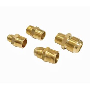 All Size Brass Threaded Pipe Fittings Hex Adapter With NPT Thread