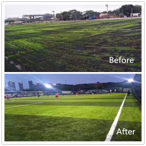 Professional Grade Artificial Soccer Pitch with 8-Year Lifespan and High Density