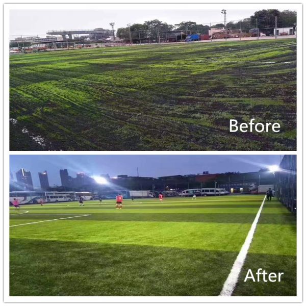 Professional Grade Artificial Soccer Pitch with 8-Year Lifespan and High Density
