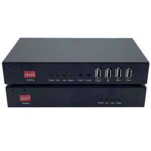 4k hdmi & usb kvm over fiber optic extender kit