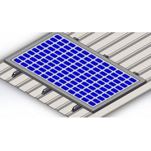 China Metal Roof Solar Mounting  Modules support Structure 20kw Solar Panel System  Pole Mount Solar Panel  Flat Roof Rack on sale