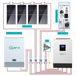 Cheap Home Energy Storage Hybrid Solar System Kit PERC Panel Type for sale