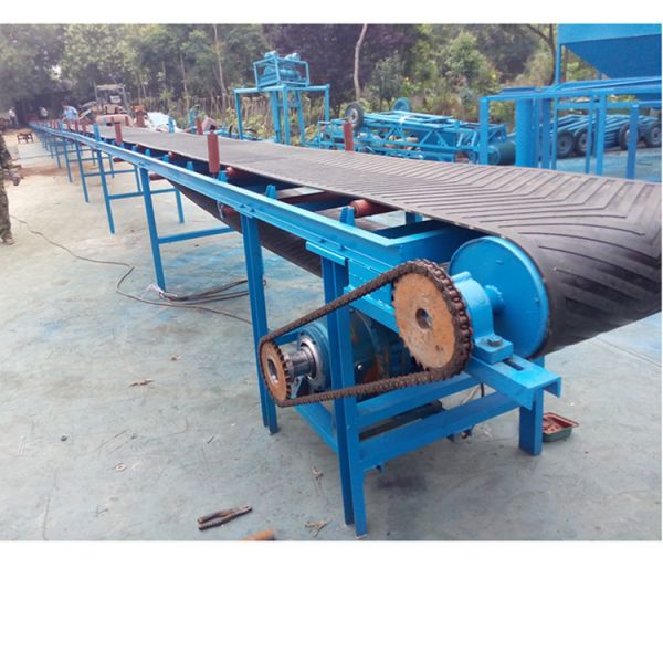 Conveying Hoisting Machine Rubber Mobile Inclined Belt Conveyor