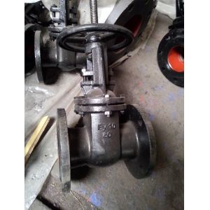 Py10 rising stem GOST cast iron gate valve