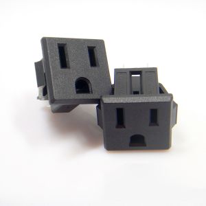 Socket Power Flame Retardant PVC Connector Plastic Insert Molding
