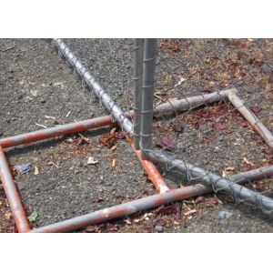 3.0mm Wire Dia Portable Chain Link Fence Various Types / Sizes SGS Certification